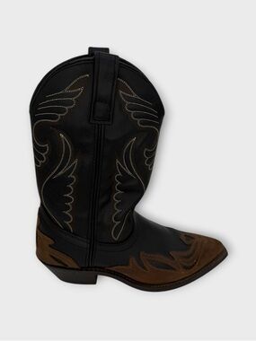 Masterson RB891 Cowboy Women's Brown Leather Mid Calf boots Western US 7.5 NICE!